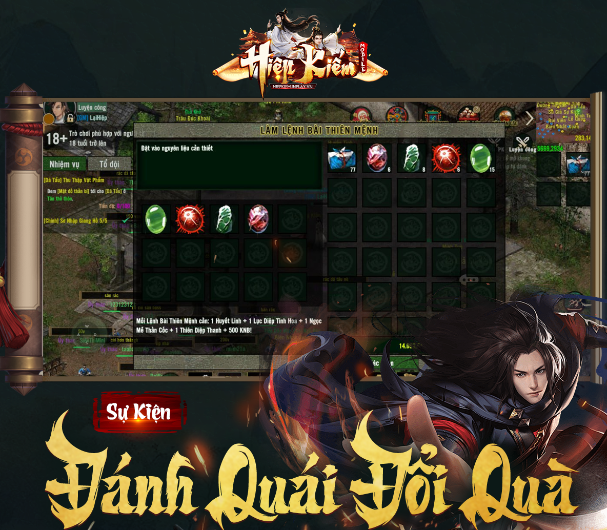 Sự Kiện Đánh Quái Đổi Quà