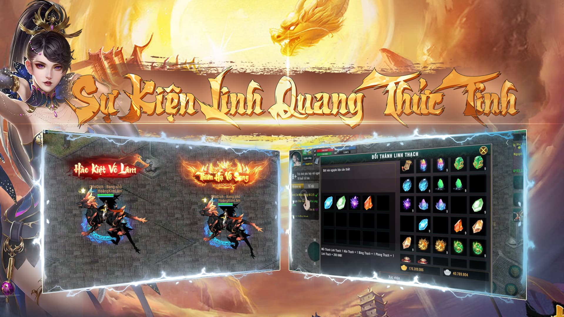 [HIỆP KIẾM MOBILE] SỰ KIỆN: LINH QUANG THỨC TỈNH – KHAI PHÁ SỨC MẠNH VÔ SONG