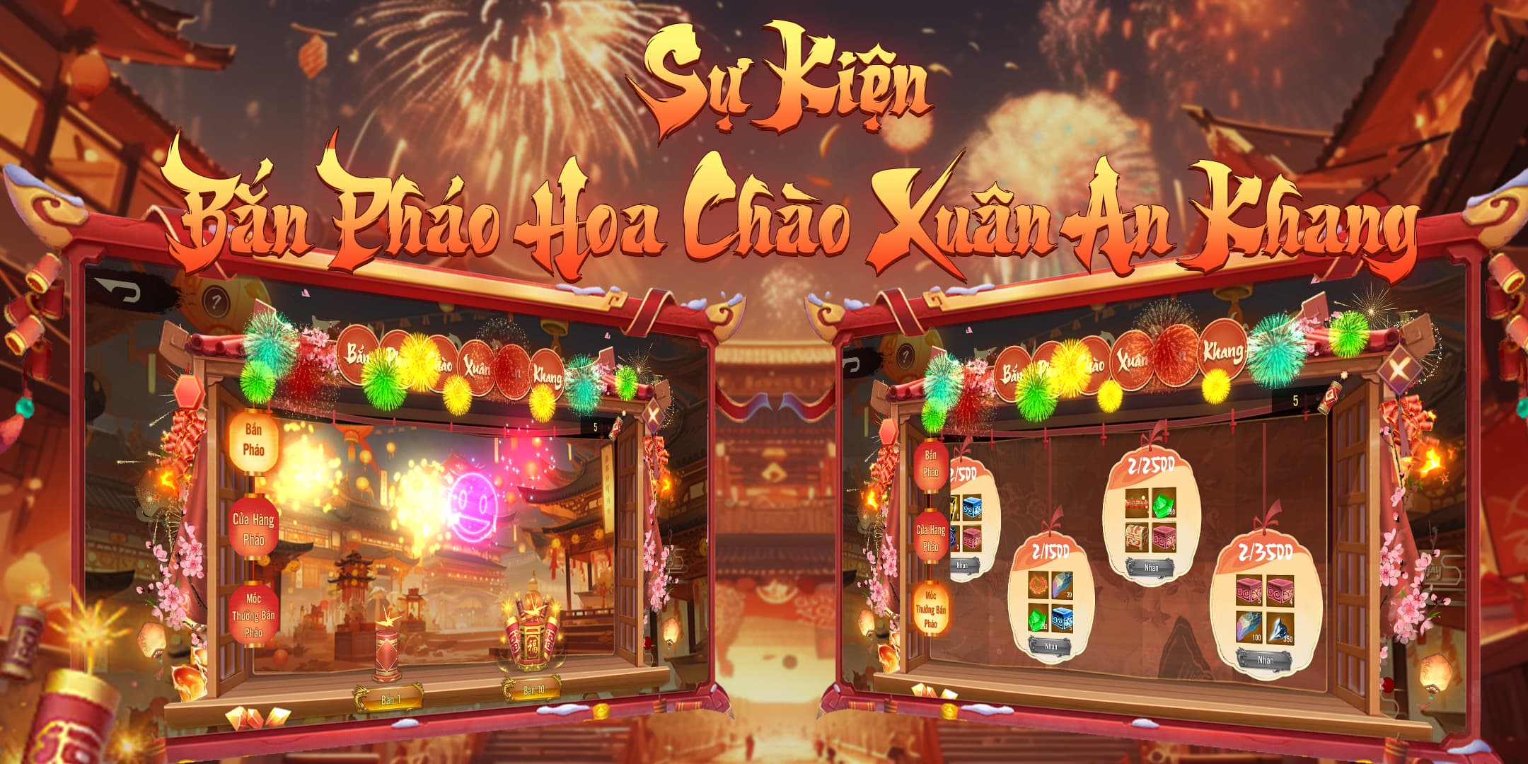 [HIỆP KIẾM MOBILE] SỰ KIỆN BẮN PHÁO HOA – CHÀO XUÂN AN KHANG 2026