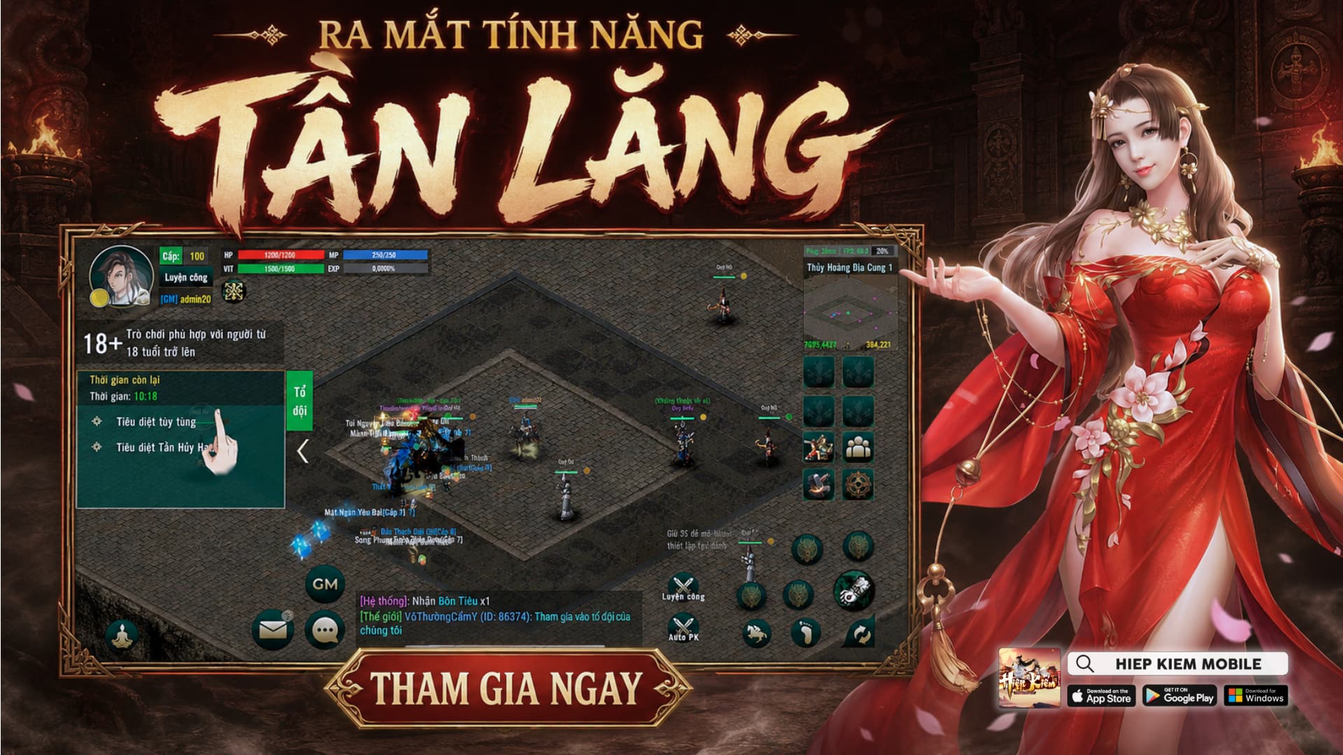 ⚔️ [HIỆP KIẾM MOBILE] KHAI MỞ HOẠT ĐỘNG TẦN LĂNG
