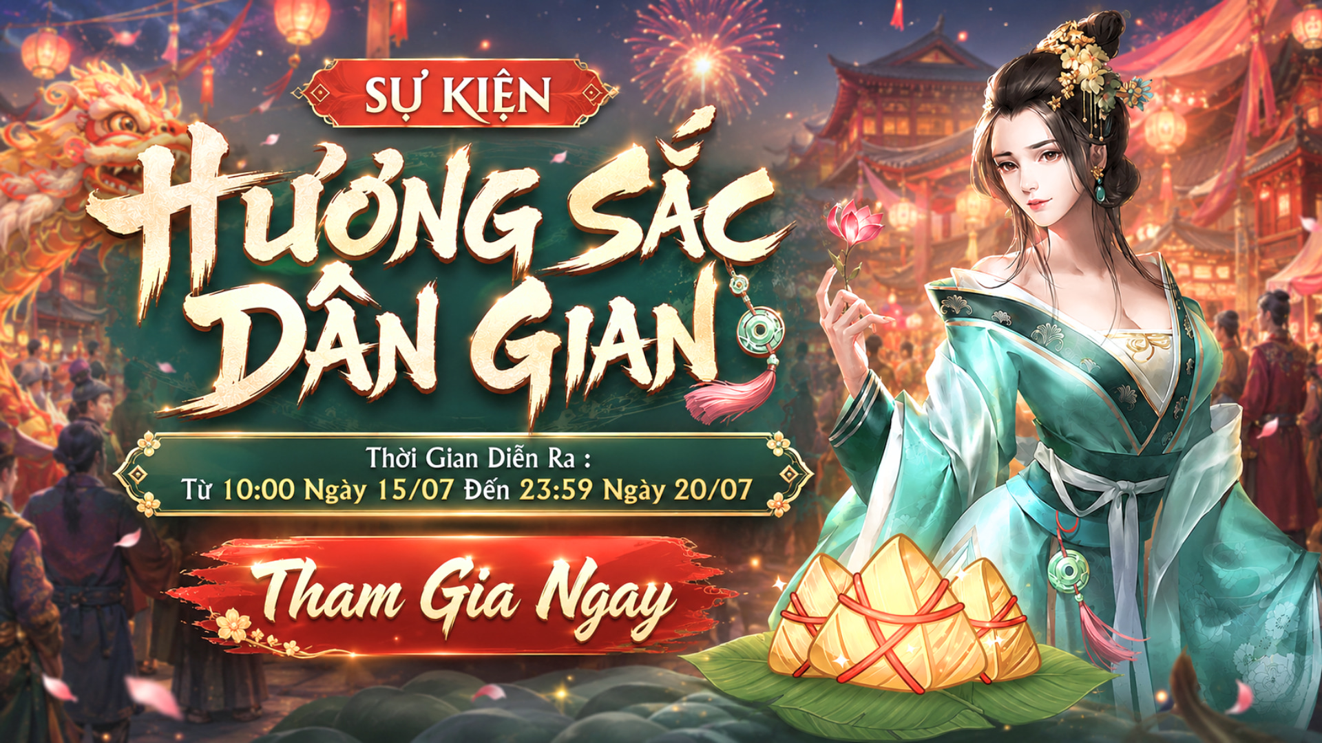 [HIỆP KIẾM MOBILE] SỰ KIỆN HƯƠNG SẮC DÂN GIAN